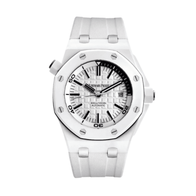 Audemars Piguet Royal Oak Offshore Diver 15707 42mm White Dial Ceramic - VIP Version
