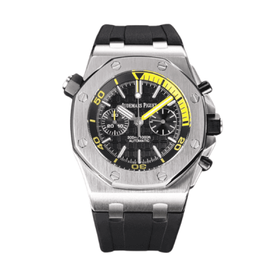 Audemars Piguet Royal Oak Offshore Diver Chronograph Black Yellow 26703ST 42mm - VIP Version