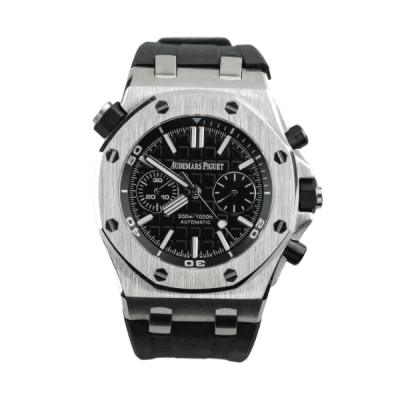 Audemars Piguet Royal Oak Offshore Diver Chronograph in Black 26703ST 42mm - VIP Version