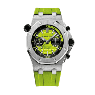 Audemars Piguet Royal Oak Offshore Diver Chronograph in Green 26703ST 42mm - VIP Version