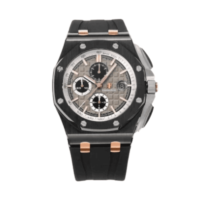 Audemars Piguet Royal Oak Offshore Selfwinding Chronograph Black 26415CE 44mm Grey Dial - VIP Version