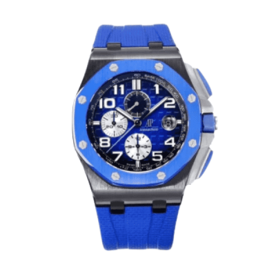 Audemars Piguet Royal Oak Offshore Selfwinding Chronograph in Blue Ceramic 26401RO 44mm - VIP Version