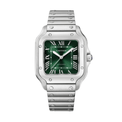 Cartier Santos Green Dial WSSA0029 Miyota.9015 Steel - VIP Version