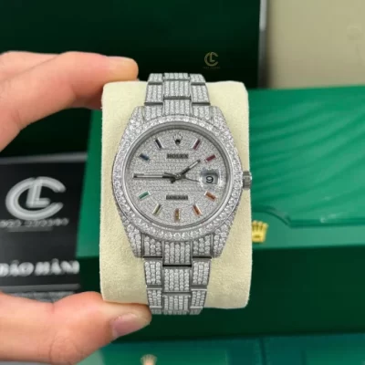 Datejust 126334 41mm Insex Ruby Full Moissanite Hongkong – VIP Version - Experience perfection — at a surprisingly affordable cost, just for you