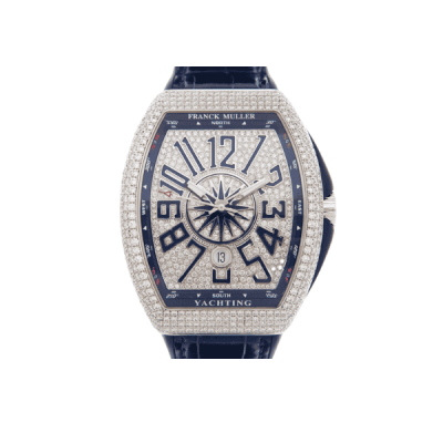 Franck Muller VANGUARD V45 YACHTING Full Moisanite 43mm Steel - VIP Version