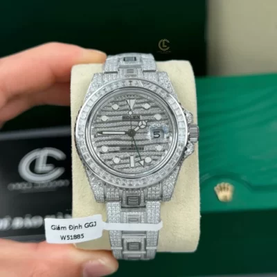 GMT – Master II 40mm Full Moissanite HongKong – VIP Version - Experience perfection — at a surprisingly affordable cost, just for you