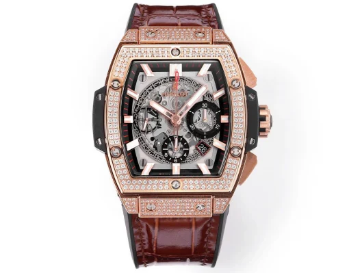 Hublot Spirit Of Bigbang Rose Gold Full Diamond 45mm - VIP Version