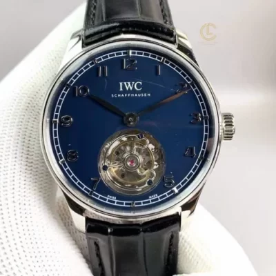 IWC Portugieser Tourbillon IW545801 42mm Blue Dial Steel - VIP Version
