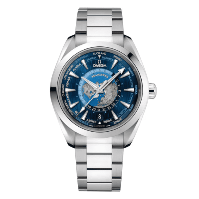 Omega Seamaster Aqua Terra Co‑Axial Master Chronometer Gmt Worldtimer 220.10.43.22.03.001 43mm Steel - VIP Version