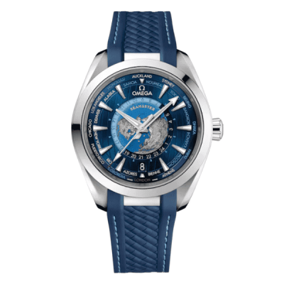 Omega Seamaster Aqua Terra Worldtimer 43mm Blue Dial - VIP Version