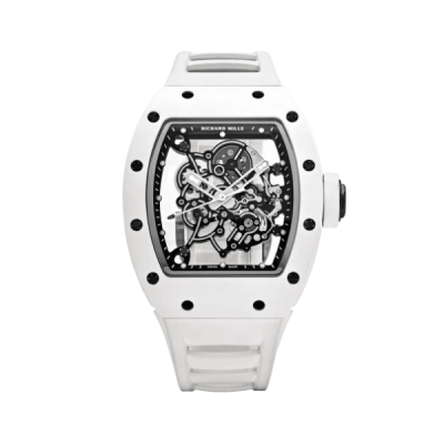Richard Mille RM55 Manual Winding Bubba Watson 42mm White Ceramic Modify - VIP Version