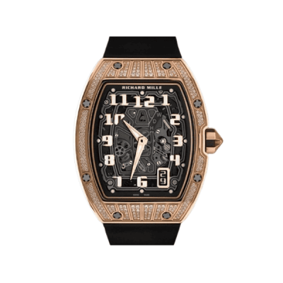 Richard Mille RM67-02 Black Full Diamond CZ Rose Gold - VIP Version
