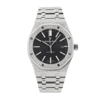 Royal Oak Frosted 15410BC 41mm Black - VIP Version